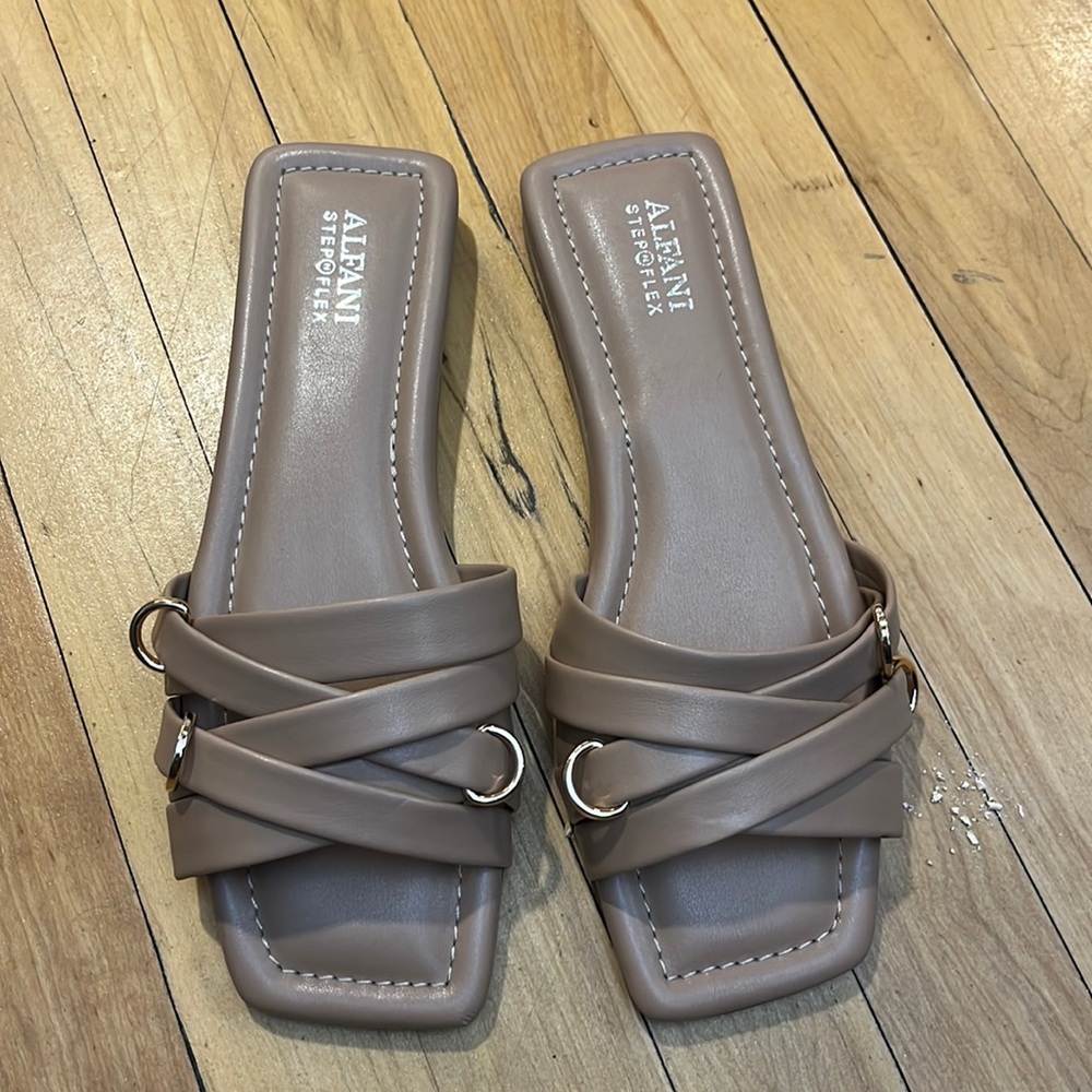 Alfani Flat slide sandal